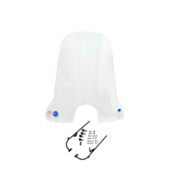 windshield Regia with mounting set high (made in EU) clear 73cm BTC Riva, china lx/napoli, gts toscana, Momo Morino, vx50