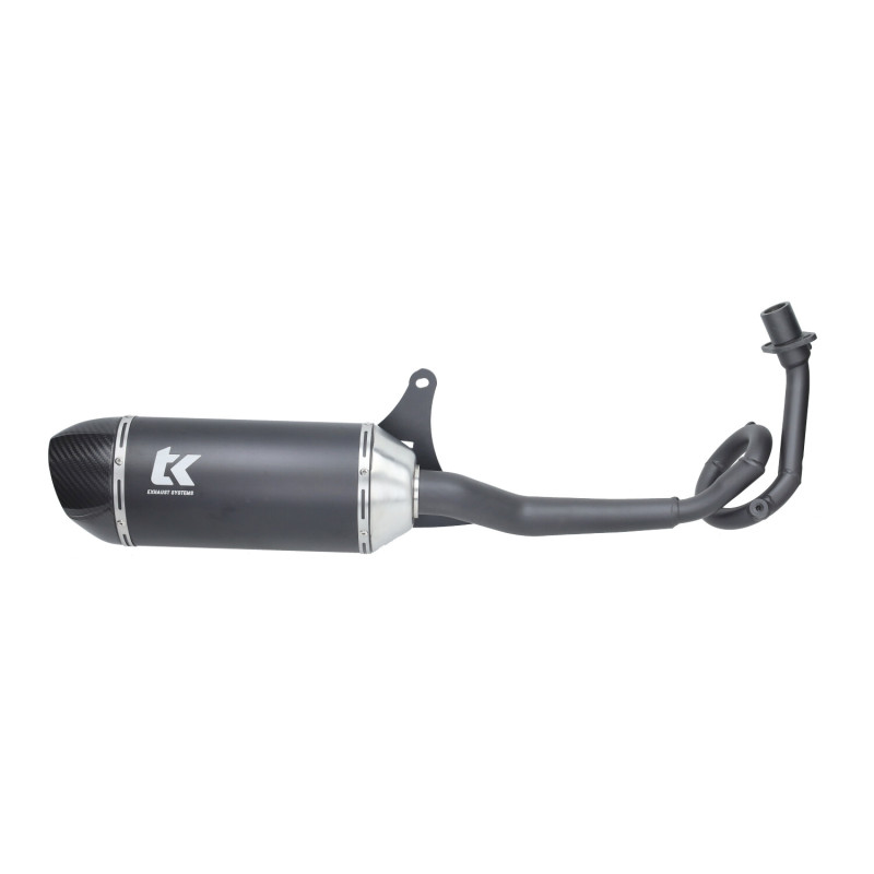 uitlaat Turbokit racing Gmax Iget 3v E-mark zwart vespa, piaggio 4t 125/150, lx 125cc, primavera 125 4t, sprint 125 4t