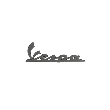 emblem Piaggio original word [vespa] front cover euro-4/5/5+ anthracite elettrica, sprint 50/125/150 2h006132