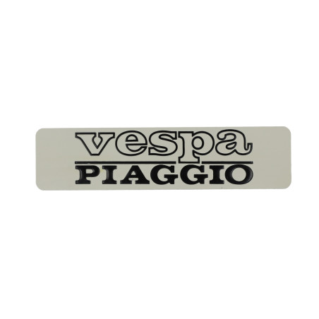 embleem tanklogo metaal 140x20mm bravo, bromfiets vespa, ciao, si 182347