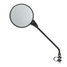 spiegel universeel rond draad/klem zwart bromfiets vespa
