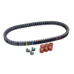 maintenance kit Piaggio original variator roller sets v-belt transmission kit mp3-300cc, nexus 300cc, x7-300, gts 300 1r000447