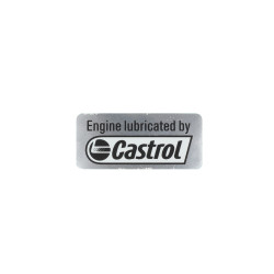 sticker Piaggio origineel woord [castrol] 2h002046