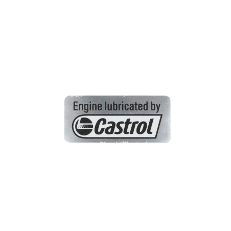 sticker Piaggio origineel woord [castrol] 2h002046