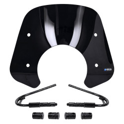windshield Regia + mounting kit low (made in EU) 2024 black gloss gts all models