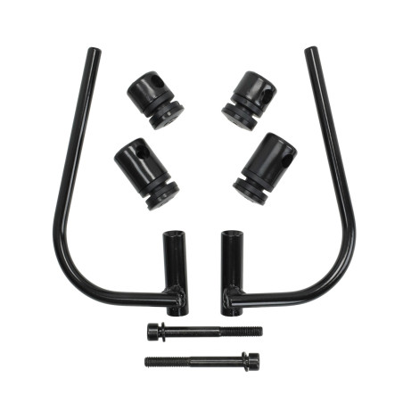 bevestigingset Regia windscherm laag model zwart piaggio, zip