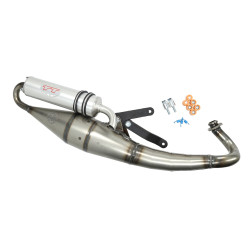 exhaust Leovince hand made tt alu aluminum fly 2t, typhoon, zip 2t 4065