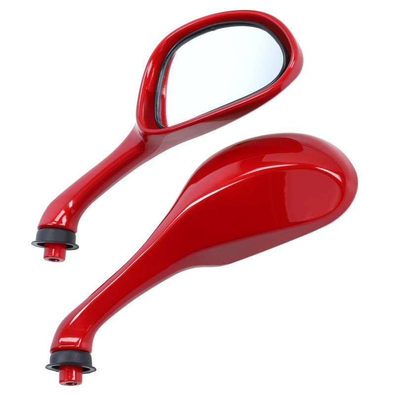 mirror set Fast Arrow painted red bordeaux Gilera Runner 50/125/180, zip2000