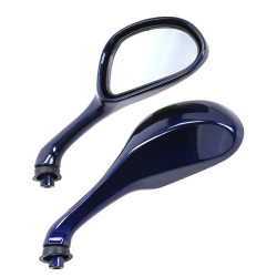 mirror set Fast Arrow painted midnight blue dark Gilera Runner 50/125/180, zip2000
