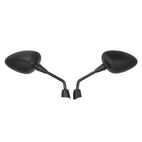 spiegelset Fast Arrow Pro euro-2/4/5 e-keur piaggio zwart zip 2t , zip 4t, zip2000