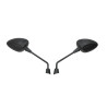 mirror set Fast Arrow long e-approval Vespa m8 black sprint