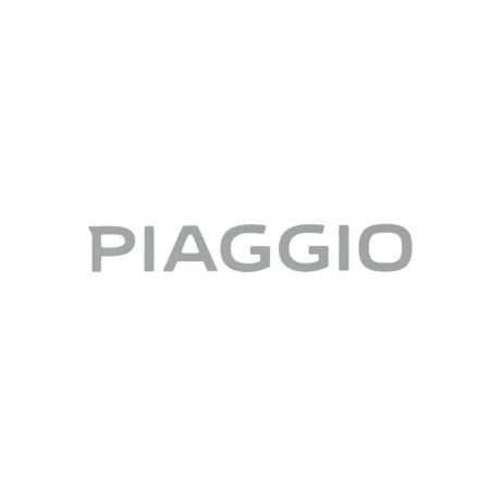 sticker Piaggio original word [piaggio] rear cover grey zip 4t 2h003414000a2