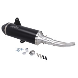 uitlaat polini vespa zwart gts 125-300 4t 190.0041