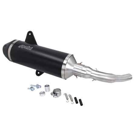 exhaust Polini vespa black gts 125-300 4t 190.0041