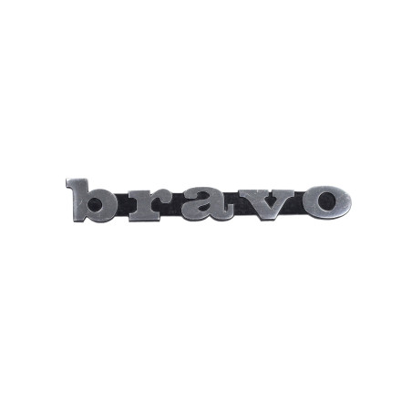 emblem side cover aluminium word [Bravo] bravo 163967