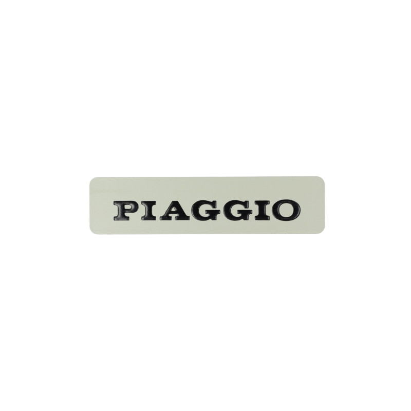 emblem word [piaggio] tank logo 115x28 mm black ciao 182346