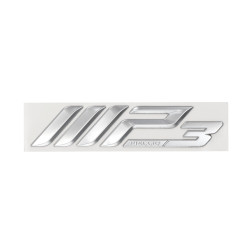 emblem Piaggio original word [mp3] 300/400/500 silver mp3 1b001460