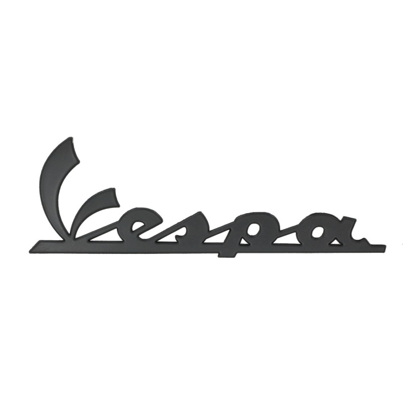 emblem Piaggio original word [vespa] front cover matt black gts 310, gtv 300, gtv 310 2h005863