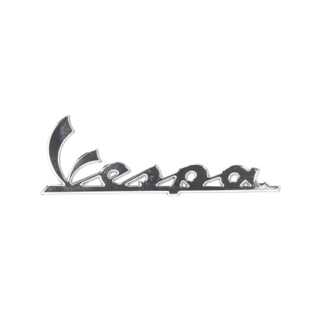 chrome emblem Piaggio original word [vespa] Euro-5/5+ Vespa elettrica, sprint, Primavera 2h004256