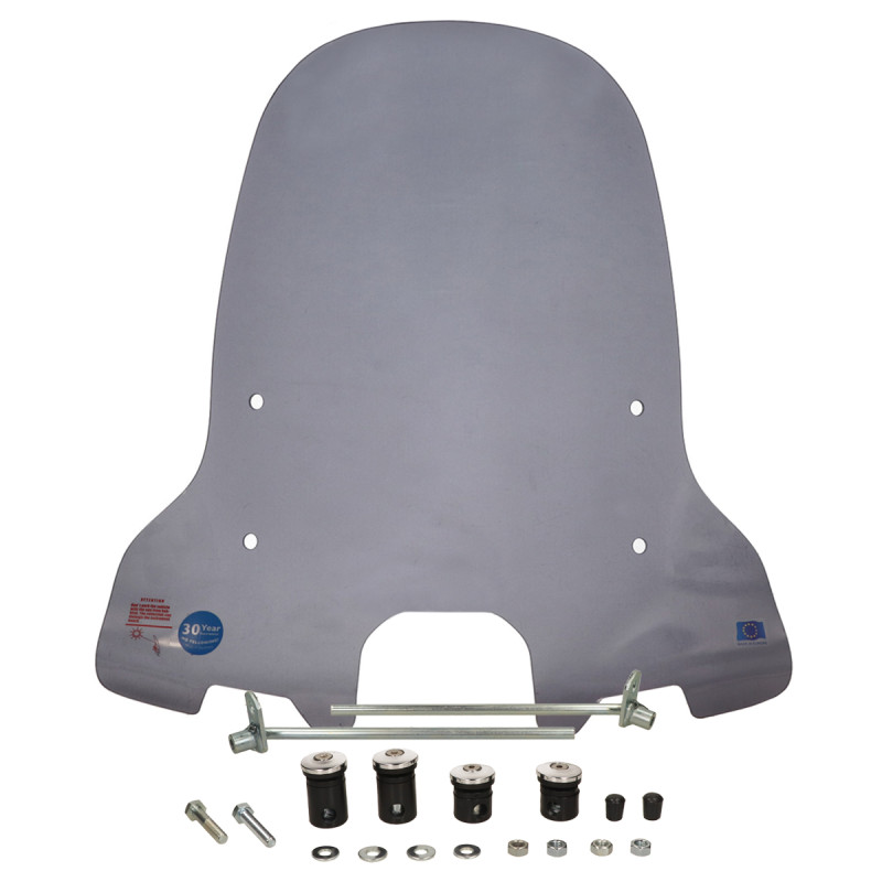 windshield Regia with mounting set high (made in EU) smoke nipponia elegance, AGM Supreme, BTC insetto