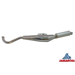 exhaust Tecno long 25mm chrome puch maxi