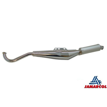exhaust Tecno long 25mm chrome puch maxi