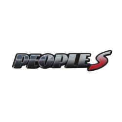 emblem Kymco original side cover thick chrome/red people-s 86202-lcd3-e10-t01