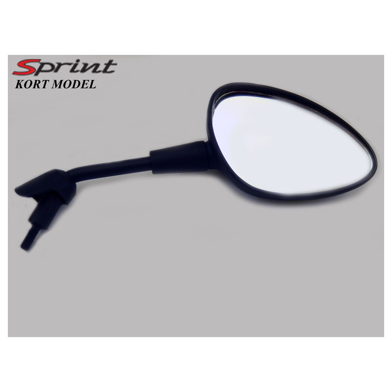 mirror short vespa right m8 black matt sprint