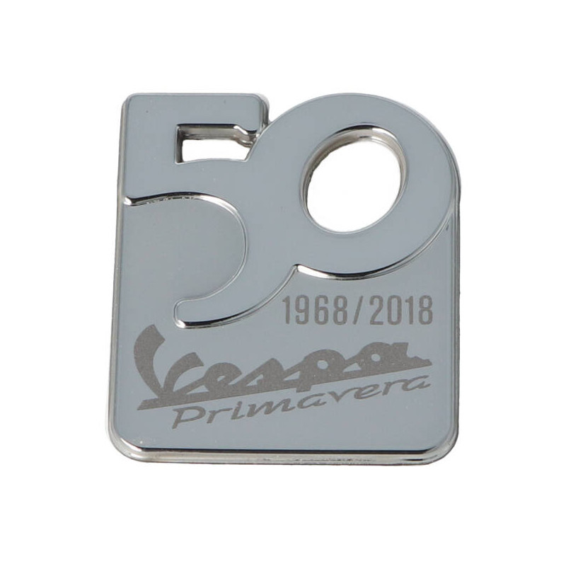 emblem Piaggio original leg shield anniversary [50] primavera 50/125/150 2h002731