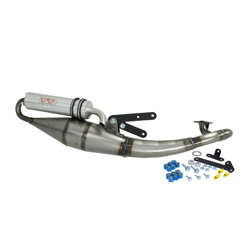 exhaust Leovince HM TT 4051 aluminum malaguti, f12 4051