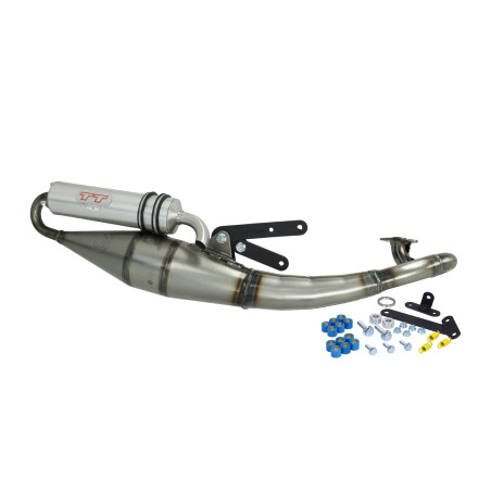 exhaust Leovince HM TT 4051 aluminum malaguti, f12 4051