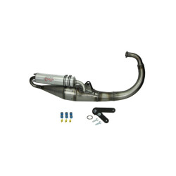 uitlaat Leovince hand made tt aluminium minarelli vert 4091