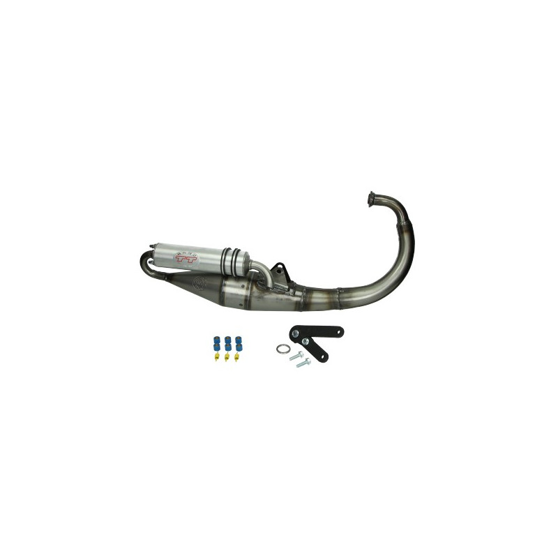 exhaust Leovince hm tt aluminum minarelli vert 4091