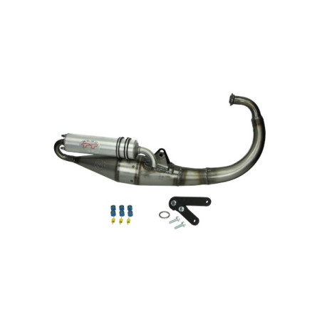 exhaust Leovince hm tt aluminum minarelli vert 4091