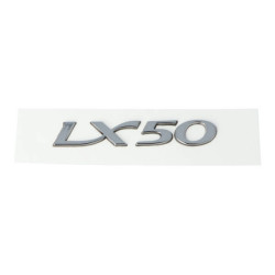 embleem zijscherm woord lx50 aluminium vespa lx