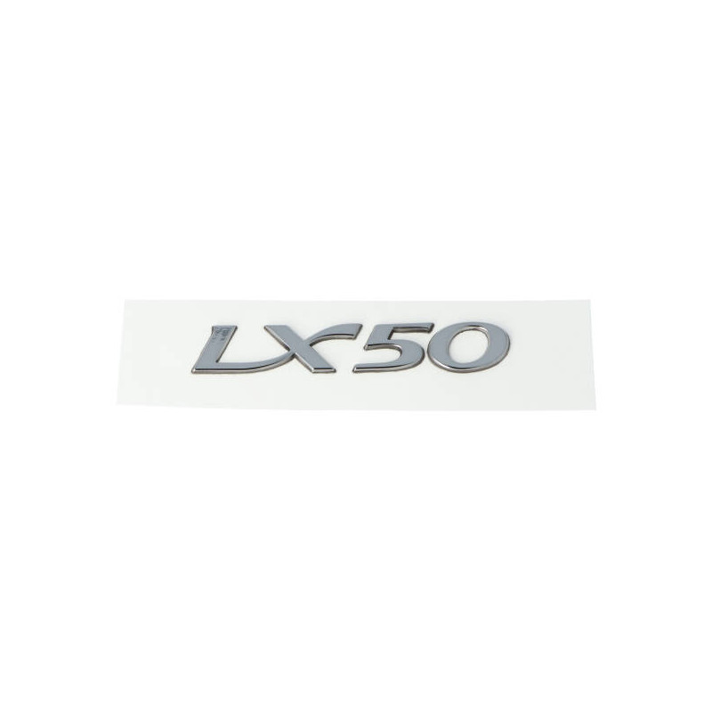 embleem zijscherm woord lx50 aluminium vespa lx