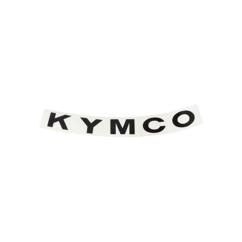 sticker Kymco origineel beenschild woord [kymco] 8.5cm zwart 87556-kclc-c00-t02