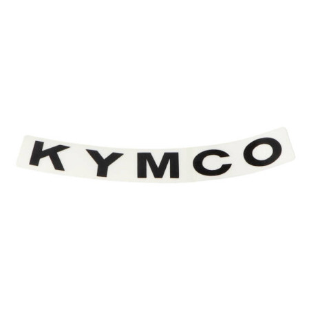 sticker Kymco origineel beenschild woord [kymco] 8.5cm zwart 87556-kclc-c00-t02