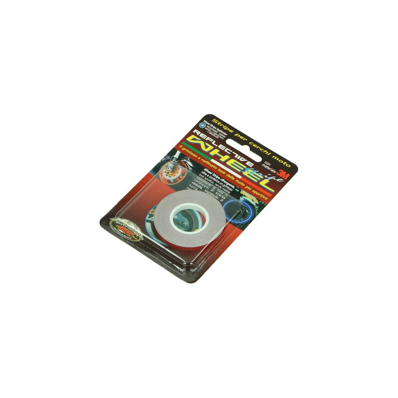 universal sticker Falko wheel border reflecting 5mm red 980681red