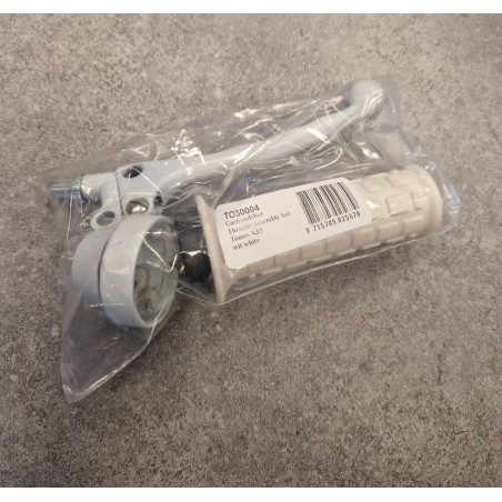 throttle/brake lever (handle is discolored) right white Tomos A3