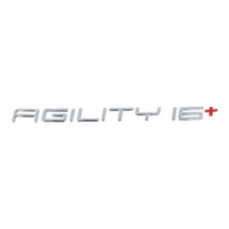embleem Kymco origineel woord [agility 16+] zijscherm agility 16inch 86202-alj8-e10-t01