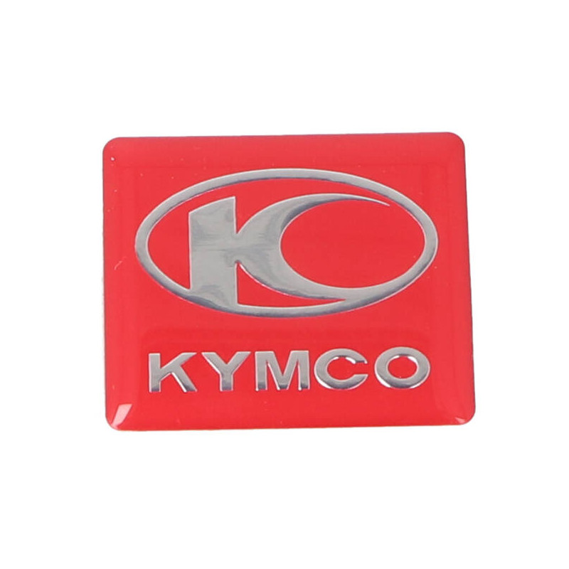 emblem Kymco original logo leg shield red like 86102-lgr5-e00-t01