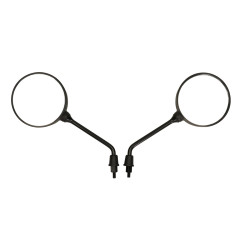 mirror set DMP round E-mark black agility, agm, agm VX50, BTC Riva, gts toscana, sco china 4t, sco gy6