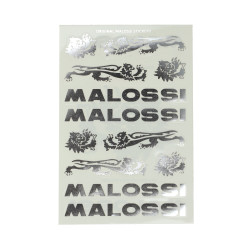 sticker set Malossi chrome/grey 12-parts 3314465