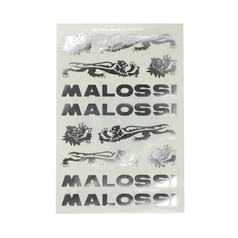 sticker set Malossi chrome/grey 12-parts 3314465