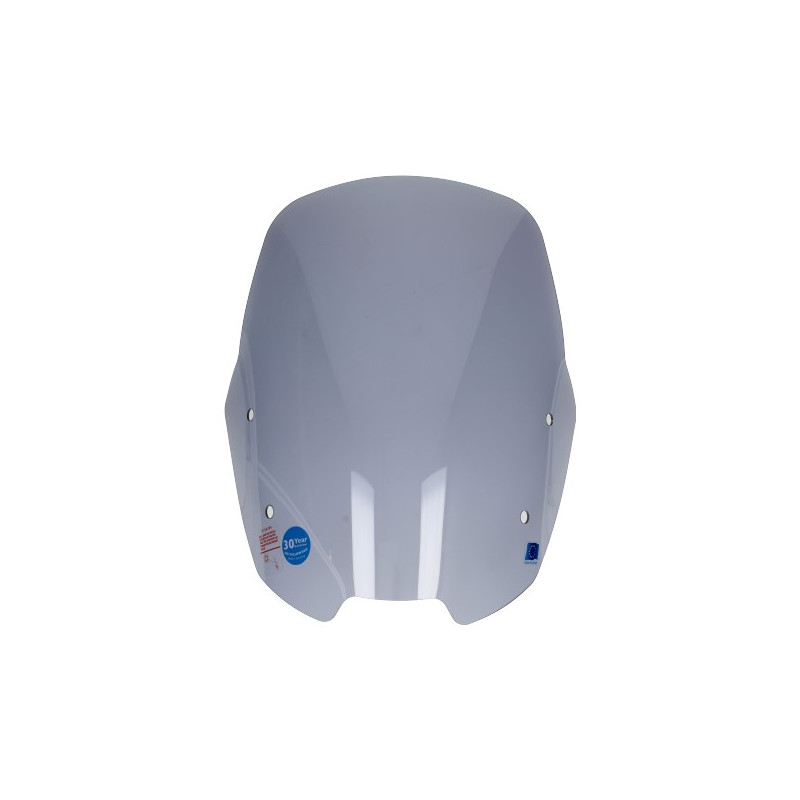 windshield Regia (made in EU) without fixation kit (fits on orig fix. kit.) from 2018 56cm smoke people-s