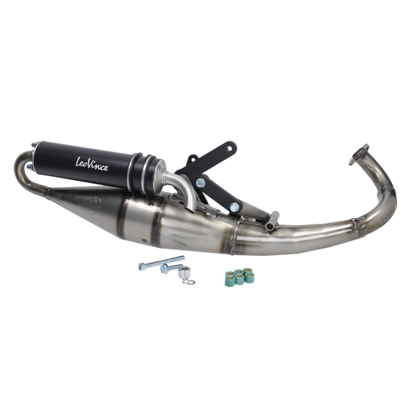 exhaust Leovince hand mate tt black edition black sco kymco 2t 4048b