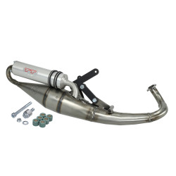 exhaust Leovince hand made tt aluminum sco kymco 2t 4048