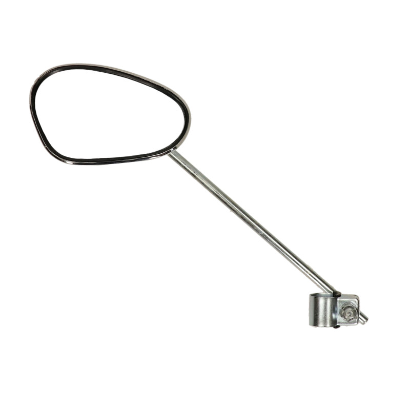 mirror Bumm + clamp oval chrome universal 911/2pl