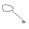 mirror Bumm + clamp oval chrome universal 911/2pl